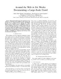 Around the Web in Six Weeks: Documenting a Large-Scale Crawl