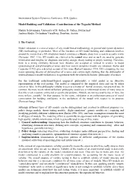 Contributions of the Taguchi Method