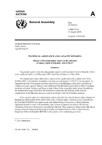 General Assembly Distr