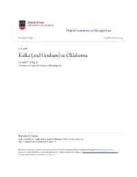 Kafka (And Grisham) in Oklahoma Donald E