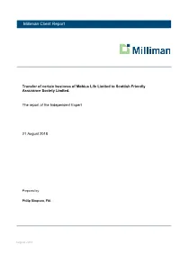 Milliman Client Report