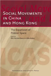 Social Movements in China and Hong Kong the Expansion of Protest Space.Pdf