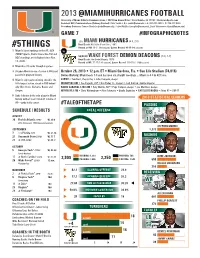 UM FB Game Notes 2013 07 WF.Indd