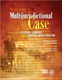 Managing a Multijurisdictional Case