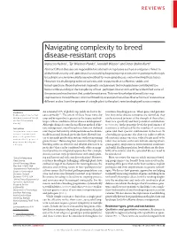 Navigating Complexity to Breed Disease-Resistant Crops
