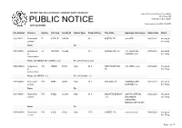Public Notice &gt;&gt; Licensing and Management System Admin &gt;&gt;