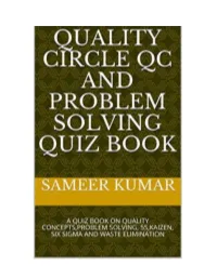 Quality Circle (Qc) Quiz Book