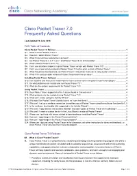 Cisco Packet Tracer 7.0 Frequently Asked Questions