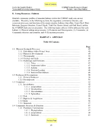 Living Resources Report Texas A&M University-Corpus Christi Results - Open Bay Habitat