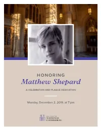Matthew Shepard