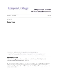 Peregrinations: Journal of Medieval Art and Architecture Discoveries