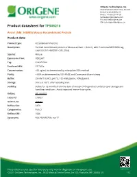 Arcn1 (NM 145985) Mouse Recombinant Protein Product Data