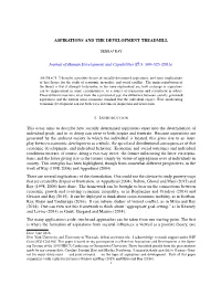 Aspirations and the Development Treadmill