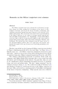 Remarks on the Milnor Conjecture Over Schemes
