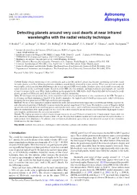 Detecting Planets Around Very Cool Dwarfs at Near Infrared Wavelengths with the Radial Velocity Technique