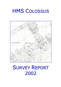 HMS Colossus Survey Report 2002