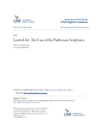 The Case of the Parthenon Sculptures