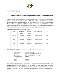 Wealth Creation Through Bamboo Renewable Power and Biochar