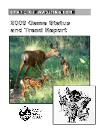 2009 Washington Game Status and Trend Report