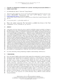 Controls on Anastomosis in Lowland River Systems: Towards Process-Based Solutions to 2 Habitat Conservation
