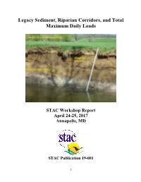 Legacy Sediment, Riparian Corridors, and Total Maximum Daily Loads