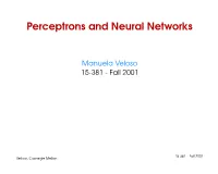 Perceptrons and Neural Networks