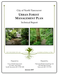 Re: Ecosystem Analysis for the Grouse Mountain Area