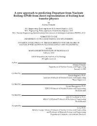 A New Approach to Predicting Departure from Nucleate Boiling (DNB) from Direct Representation of Boiling Heat Transfer Physics