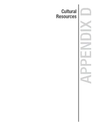 Cultural Resources