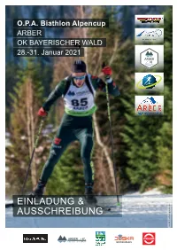 Einladung & Ausschreibung