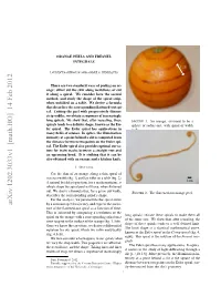 Orange Peels and Fresnel Integrals 1/N Laurent Bartholdi and Andre´ G