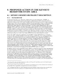 Proposed Action in Kensico Reservoir Study Area