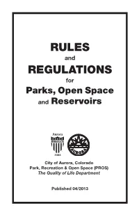 Rules Regulations