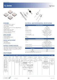 Dimensions CP Series
