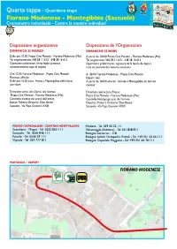 Fiorano Modenese - Montegibbio (Sassuolo)