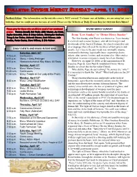 Divine Mercy Sunday