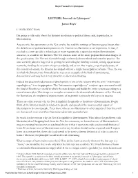 LECTURE: Foucault in Cyberspace+