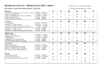 Mobile Service 2020 – Week 1 1