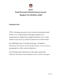 “Modified T34 FOOTBALL GUIDE”
