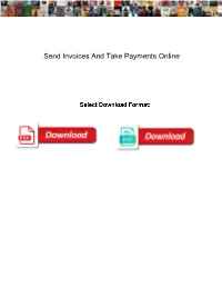 Send Invoices and Take Payments Online