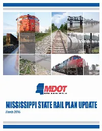 3.) MS State Rail Plan 2016
