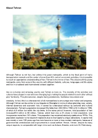 About Tehran
