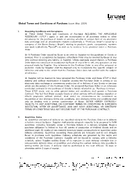Global Terms and Conditions of Purchase, May 2006.Pdf
