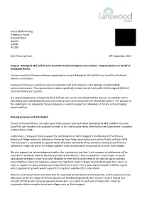 Joint Local Plan Consultation Response