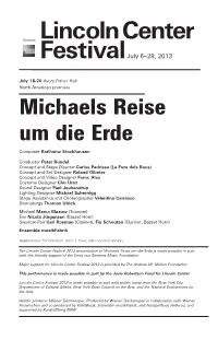 Program Notes
