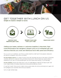 GET TOGETHER with LUNCH on US Simple to Launch
