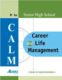 Guide to Implementation for CALM