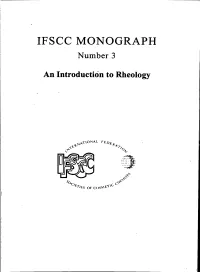 IFSCC MONOGRAPH Number 3