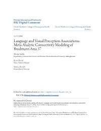 Meta-Analytic Connectivity Modeling of Brodmann Area 37
