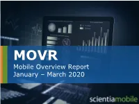 Mobile Overview Report January – March 2020